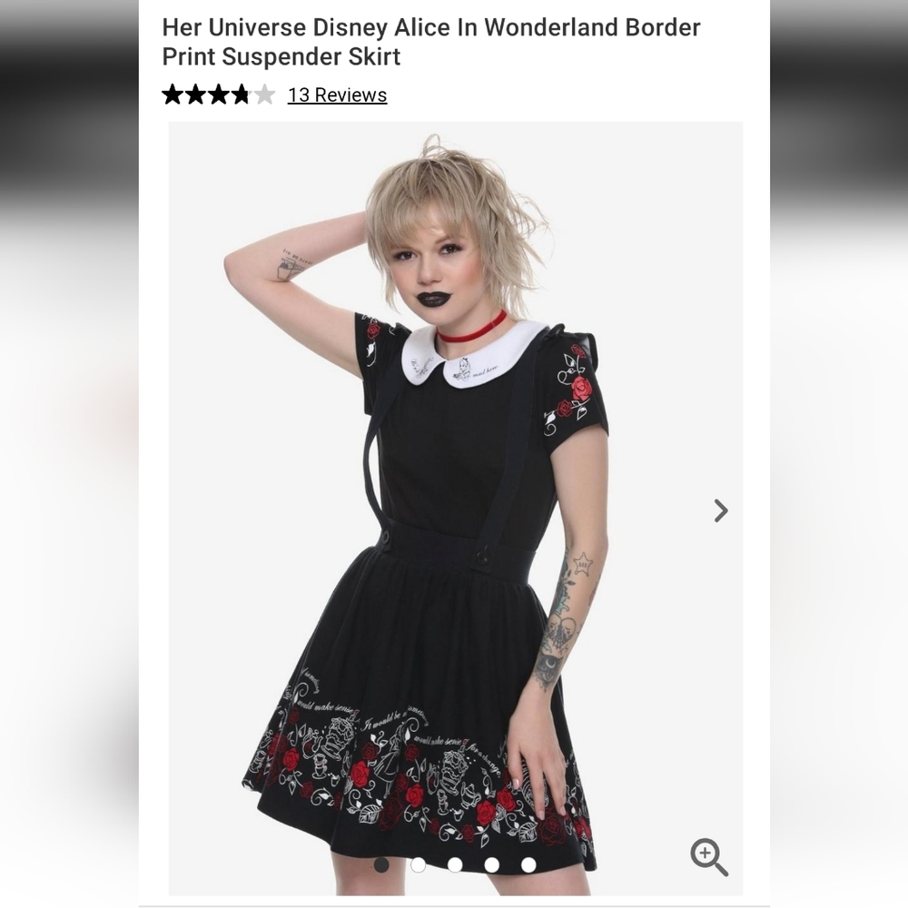 ISO Alice in Wonderland suspender skirt